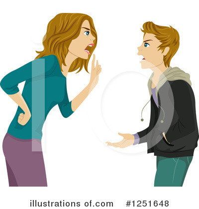Royalty-Free (RF) Argument Clipart Illustration by BNP Design Studio - Stock Sample #1251648