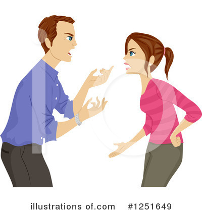 Royalty-Free (RF) Argument Clipart Illustration by BNP Design Studio - Stock Sample #1251649