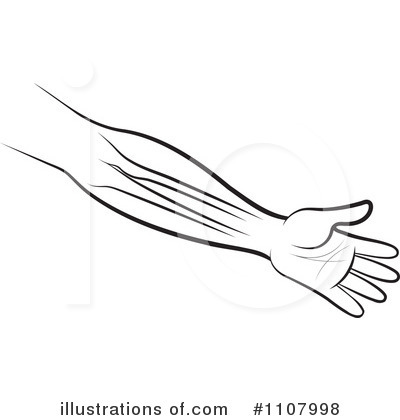 Royalty-Free (RF) Arm Clipart Illustration by Lal Perera - Stock Sample #1107998