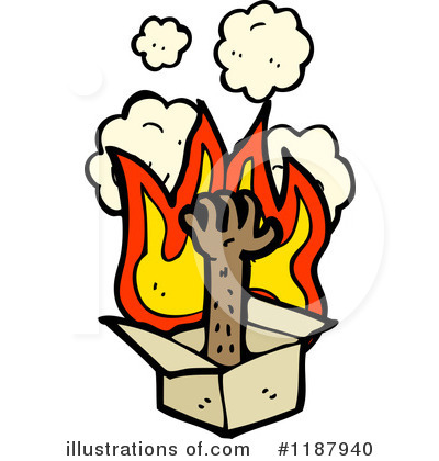 Flaming Arm Clipart #1187940 by lineartestpilot