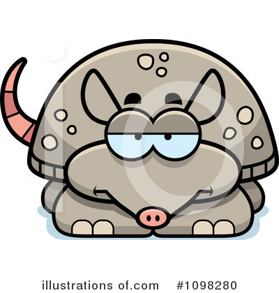 Royalty-Free (RF) Armadillo Clipart Illustration by Cory Thoman - Stock Sample #1098280