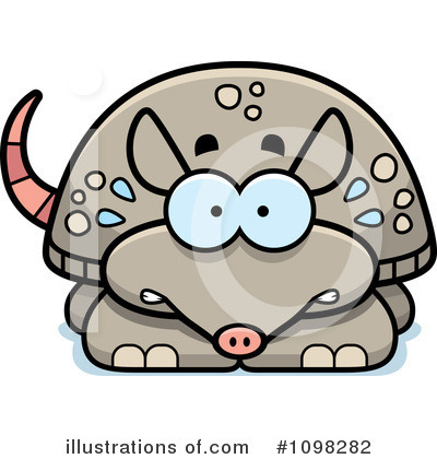 Royalty-Free (RF) Armadillo Clipart Illustration by Cory Thoman - Stock Sample #1098282