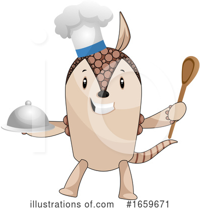 Royalty-Free (RF) Armadillo Clipart Illustration by Morphart Creations - Stock Sample #1659671