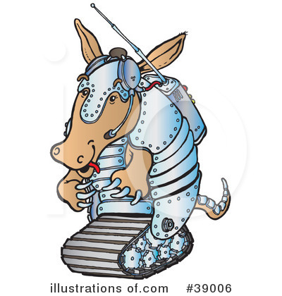 Armadillo Clipart #39006 by Snowy