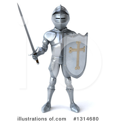 Knight Clipart #1314680 by Julos