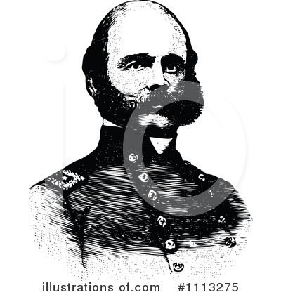 Royalty-Free (RF) Army General Clipart Illustration by Prawny Vintage - Stock Sample #1113275