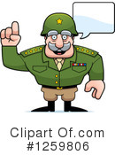 Army General Clipart #1259806 by Cory Thoman