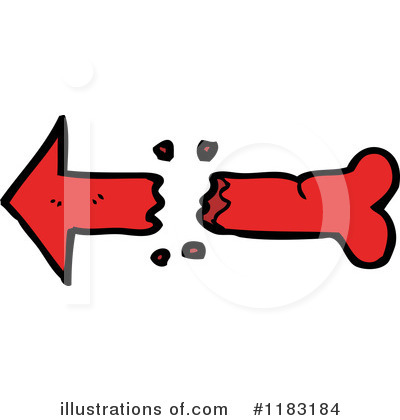Royalty-Free (RF) Arrow Clipart Illustration by lineartestpilot - Stock Sample #1183184