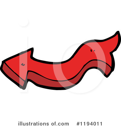 Royalty-Free (RF) Arrow Clipart Illustration by lineartestpilot - Stock Sample #1194011