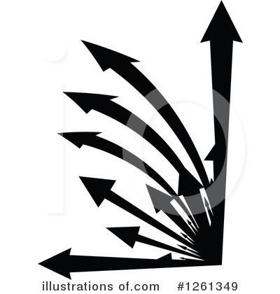 Royalty-Free (RF) Arrow Clipart Illustration by Chromaco - Stock Sample #1261349