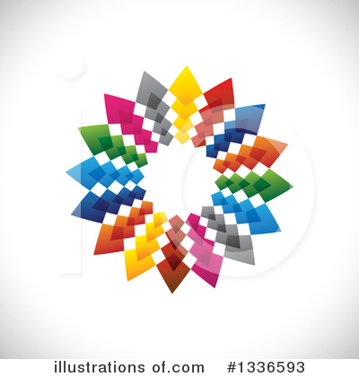 Royalty-Free (RF) Arrow Clipart Illustration by ColorMagic - Stock Sample #1336593