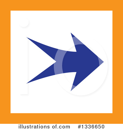 Royalty-Free (RF) Arrow Clipart Illustration by ColorMagic - Stock Sample #1336650