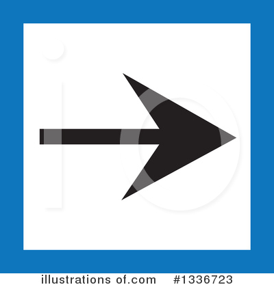 Royalty-Free (RF) Arrow Clipart Illustration by ColorMagic - Stock Sample #1336723