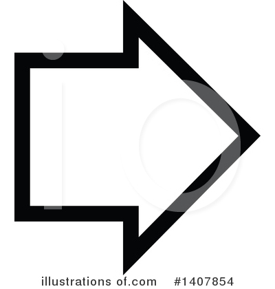 Royalty-Free (RF) Arrow Clipart Illustration by dero - Stock Sample #1407854
