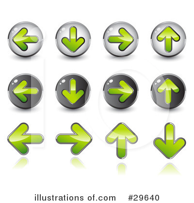 Web Site Buttons Clipart #29640 by beboy