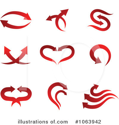 Royalty-Free (RF) Arrows Clipart Illustration by Vector Tradition SM - Stock Sample #1063942