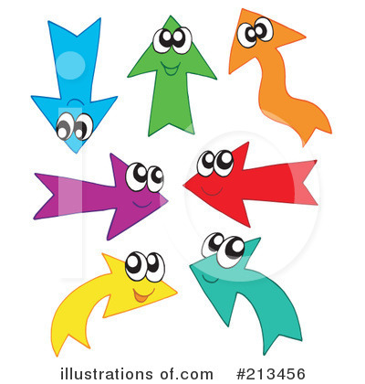 Royalty-Free (RF) Arrows Clipart Illustration by visekart - Stock Sample #213456