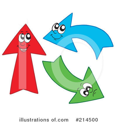Royalty-Free (RF) Arrows Clipart Illustration by visekart - Stock Sample #214500