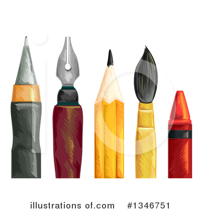 Royalty-Free (RF) Art Clipart Illustration by BNP Design Studio - Stock Sample #1346751