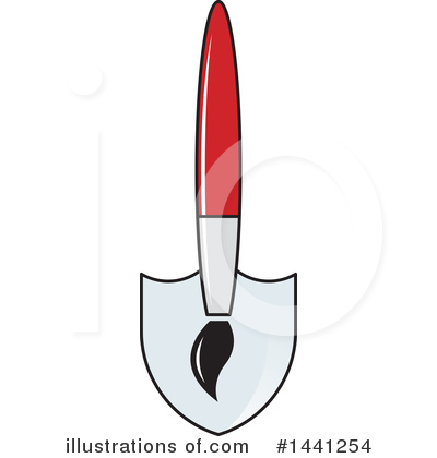 Paintbrush Clipart #1441254 by Lal Perera