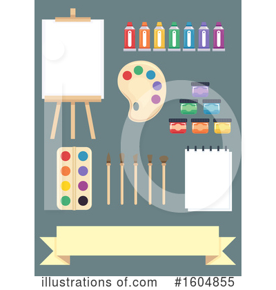 Paint Tubes Clipart #1604855 by BNP Design Studio