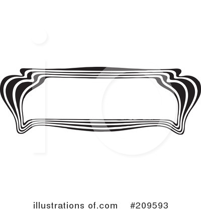 Royalty-Free (RF) Art Deco Clipart Illustration by BestVector - Stock Sample #209593