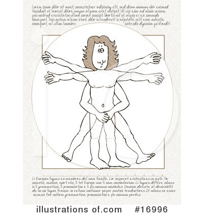 Vitruvian Man Clipart #16996 by djart