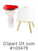 Artist Clipart #103476 by Leo Blanchette