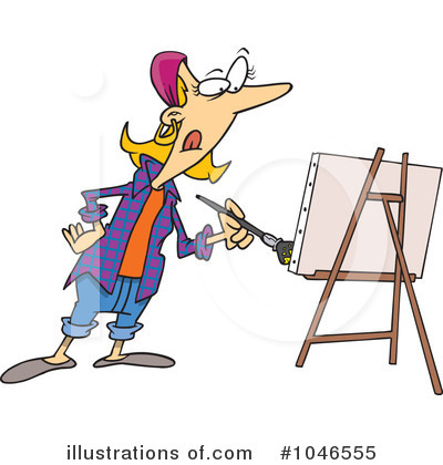 Painting Clipart #1046555 by toonaday