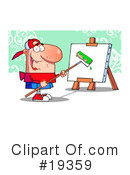 Artist Clipart #19359 by Hit Toon