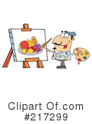 Artist Clipart #217299 by Hit Toon