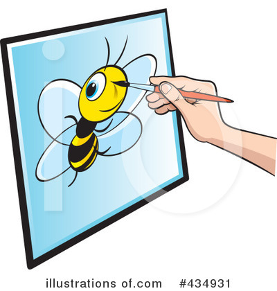 Bee Clipart #434931 by Lal Perera