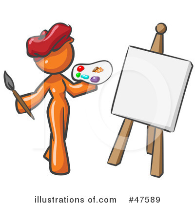 Painter Clipart #47589 by Leo Blanchette