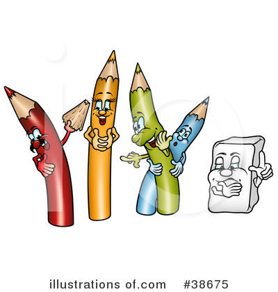 Colored Pencils Clipart #38675 by dero