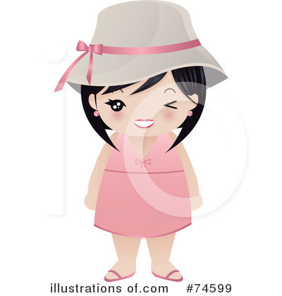 Royalty-Free (RF) Asian Clipart Illustration by Melisende Vector - Stock Sample #74599