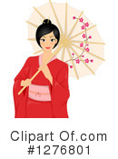 Asian Woman Clipart #1276801 by BNP Design Studio