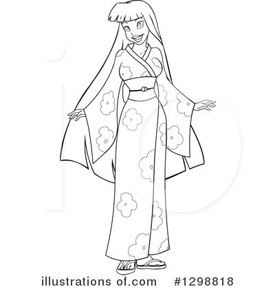 Kimono Clipart #1298818 by Liron Peer