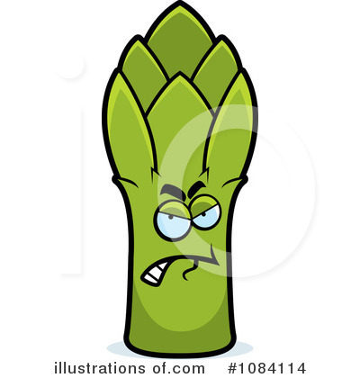 Asparagus Clipart #1084114 by Cory Thoman