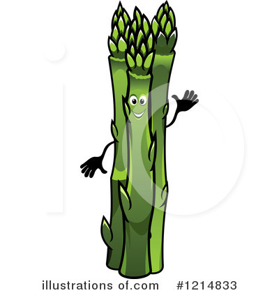 Royalty-Free (RF) Asparagus Clipart Illustration by Vector Tradition SM - Stock Sample #1214833