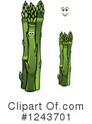Asparagus Clipart #1243701 by Vector Tradition SM