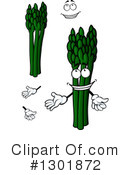 Asparagus Clipart #1301872 by Vector Tradition SM