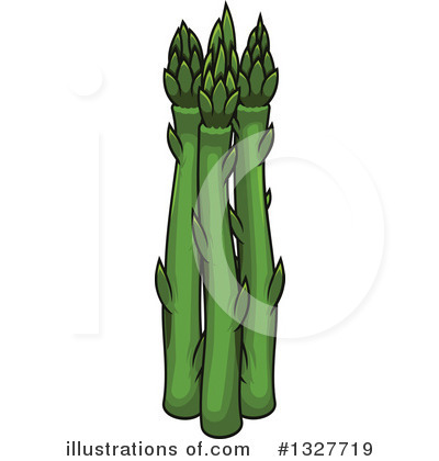 Royalty-Free (RF) Asparagus Clipart Illustration by Vector Tradition SM - Stock Sample #1327719