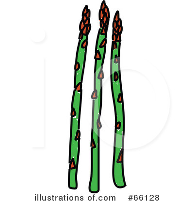 Royalty-Free (RF) Asparagus Clipart Illustration by Prawny - Stock Sample #66128