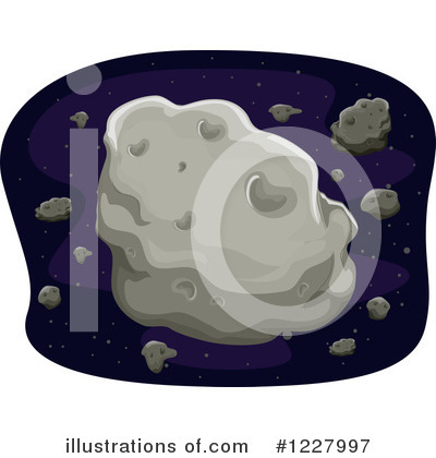 Royalty-Free (RF) Asteroid Clipart Illustration by BNP Design Studio - Stock Sample #1227997