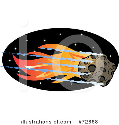 Royalty-Free (RF) Asteroid Clipart Illustration by r formidable - Stock Sample #72868