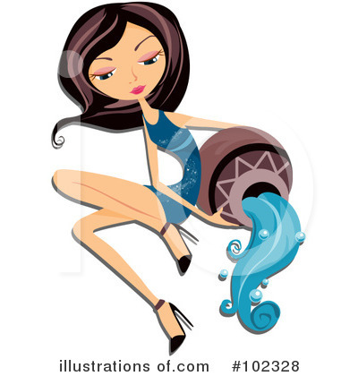Horoscope Woman Clipart #102328 by BNP Design Studio