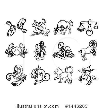 Royalty-Free (RF) Astrology Clipart Illustration by AtStockIllustration - Stock Sample #1446263