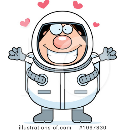 Royalty-Free (RF) Astronaut Clipart Illustration by Cory Thoman - Stock Sample #1067830