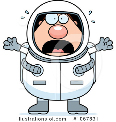 Royalty-Free (RF) Astronaut Clipart Illustration by Cory Thoman - Stock Sample #1067831