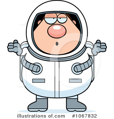 Royalty-Free (RF) Astronaut Clipart Illustration by Cory Thoman - Stock Sample #1067832